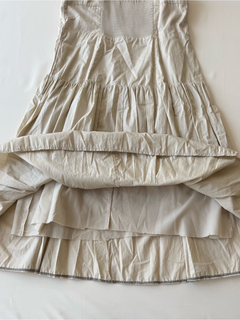 Simply Vera Vera Wang Cream Tiered Maxi Dress 🤍 | Size L - Picture 7 of 10